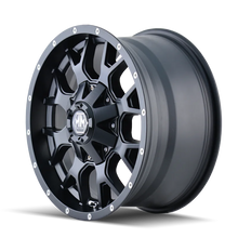Load image into Gallery viewer, Mayhem 8015 Warrior 17x9 / 6x135 BP / 18mm Offset / 106mm Hub Matte Black Wheel - Main Product View