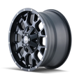 Load image into Gallery viewer, Mayhem 8015 Warrior 20x9 / 6x120 BP / 30mm Offset / 78.1mm Hub Matte Black Wheel - Main Product View