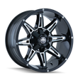 Load image into Gallery viewer, Mayhem 8090 Rampage 20x10 / 8x165.1 BP / -25mm Offset / 130.8mm Hub Gloss Black Milled Wheel