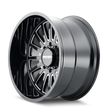 Load image into Gallery viewer, Mayhem 8114 Utopia 20x10 / 8x165.1 BP / -19mm Offset / 125.2mm Hub Black w/ Milled Spokes Wheel - Side View