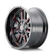 Load image into Gallery viewer, Mayhem 8115 Apollo 20x9 / 8x165.1 BP / 18mm Offset / 125.2mm Hub Black w/ Prism Red Wheel - Main Product View