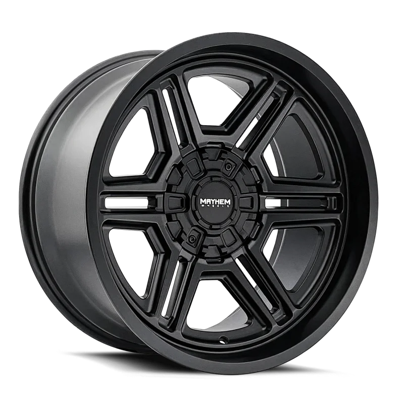 Mayhem 8117 Hermosa 20x10 / 8x170 BP / -25mm Offset / 125.2mm Hub Matte Black Wheel
