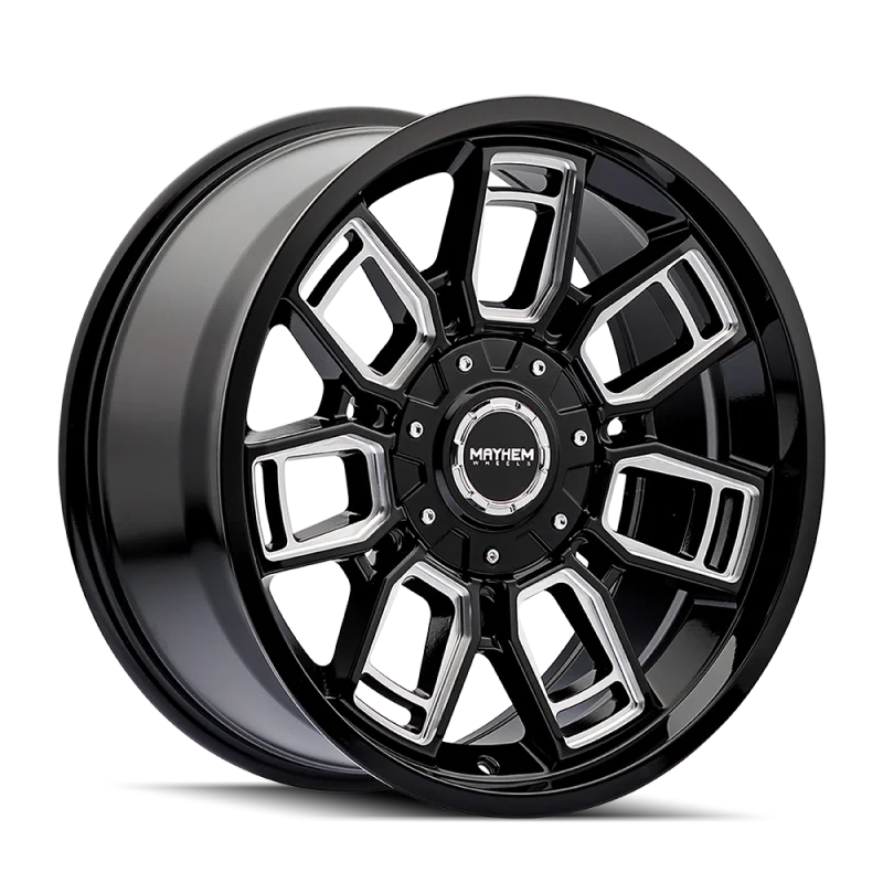 Mayhem 8118 Ordinance 20x9 / 5x127/139.7 BP / 87.1mm Hub Matte Bronze Wheel w/ Milled Spokes