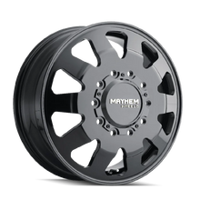 Load image into Gallery viewer, Mayhem 8181 Challenger Dually 22x8.25 / 10x225 BP / 169mm Offset / 170.1mm Hub Full Black Wheel - Side View
