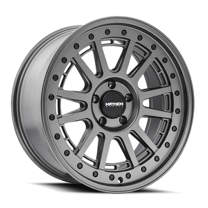 Mayhem 8305 Compass 20x9 / 8x170 BP / 18mm Offset / 125.2mm Hub Matte Gunmetal w/Blk Bolt Wheel