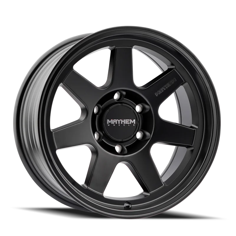 Mayhem 8307 Convoy 17x9 / 5x127 BP / -6mm Offset / 78.1mm Hub Satin Black Wheel