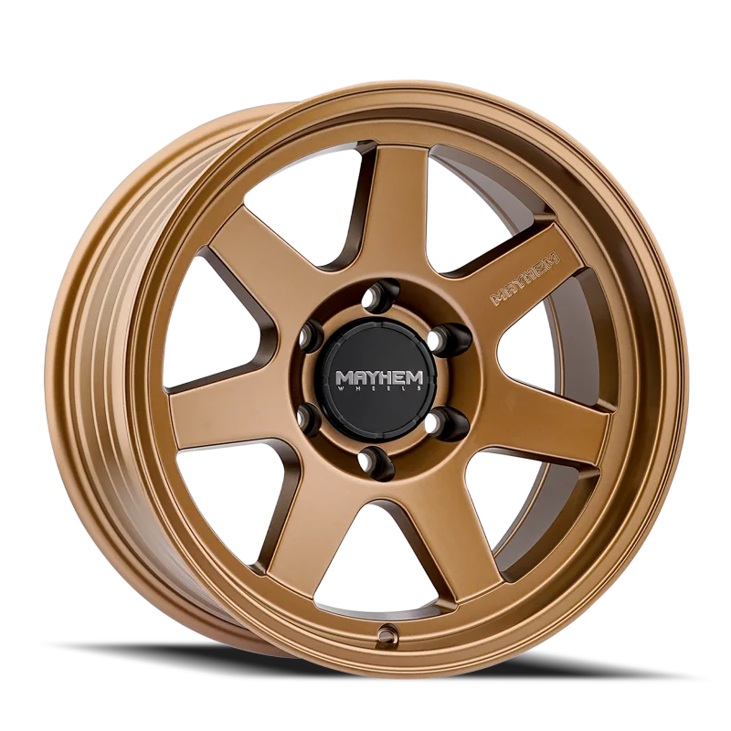 Mayhem 8307 Convoy 17x9 / 6x139.7 BP / -6mm Offset / 106mm Hub Matte Black Wheel