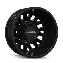 Load image into Gallery viewer, Mayhem Cogent Dually 8107D 17x6.5 8x200 BP -142mm Offset 142mm Bore Gloss Black