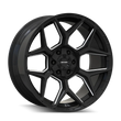 Load image into Gallery viewer, Mayhem Vanquish 8119 22x10 / 6x135/6x139.7 / -19mm Offset / 106.1mm Hub - Gloss Black Milled - Main Product View