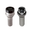 Load image into Gallery viewer, McGard 4 Lug Hex Install Kit w/Locks (Cone Seat Bolt) M12X1.25 / 17mm Hex / 22.0mm Shank L. - Black - Side View