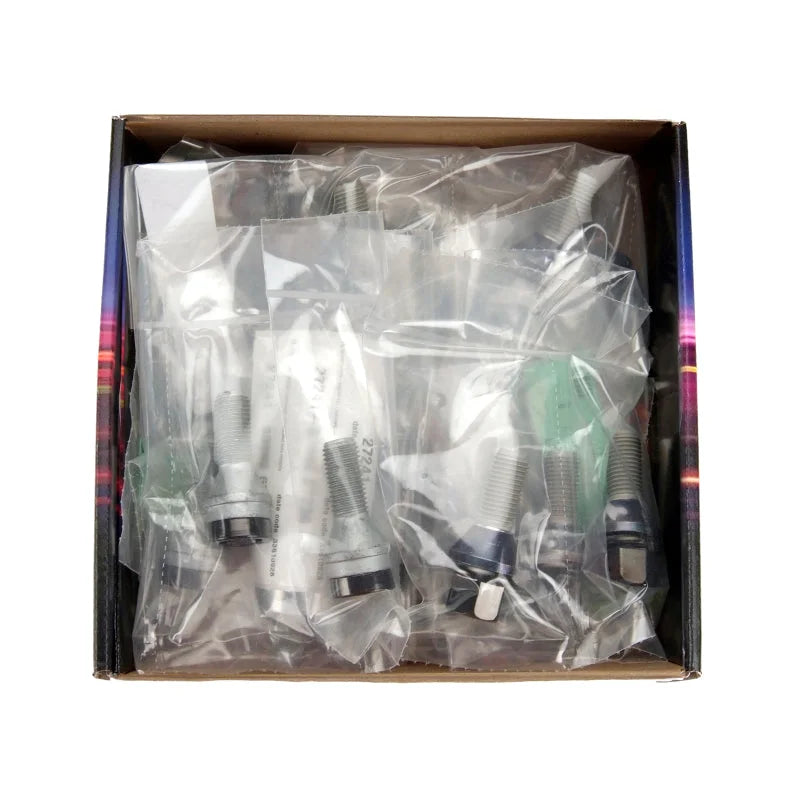 McGard 4 Lug Hex Install Kit w/Locks (Cone Seat Bolt) M12X1.25 / 17mm Hex / 22.0mm Shank L. - Black - Installation View