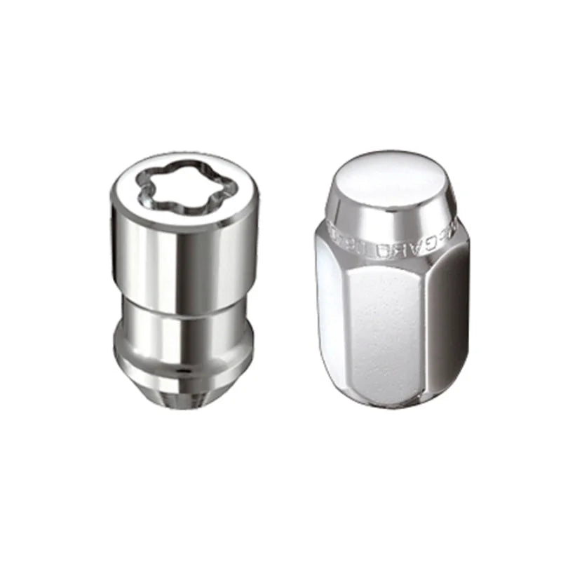 McGard 5 Lug Hex Install Kit (Clamshell) w/Locks (Cone Seat Nut) 1/2-20 / 13/16 Hex - Chrome - Detail View