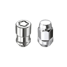 Load image into Gallery viewer, McGard 5 Lug Hex Install Kit w/Locks (Cone Seat Nut / Bulge) 1/2-20 / 3/4 Hex / 1.45in. L - Chrome - Side View