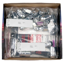 Load image into Gallery viewer, McGard 5 Lug Hex Install Kit w/Locks (Cone Seat Nut / Bulge) 1/2-20 / 3/4 Hex / 1.45in. L - Chrome - Installation View