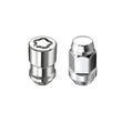 Load image into Gallery viewer, McGard 5 Lug Hex Install Kit w/Locks (Cone Seat Nut / Bulge) M12X1.5 / 3/4 Hex / 1.45in L - Chrome - Back View