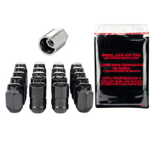 Load image into Gallery viewer, McGard 5 Lug Hex Install Kit w/Locks (Cone Seat Nut) 1/2-20 / 13/16 Hex / 1.5in. Length - Black - Back View