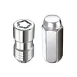 Load image into Gallery viewer, McGard 5 Lug Hex Install Kit w/Locks (Cone Seat Nut) 9/16-18 / 13/16 Hex / 1.75in. L - Chrome - Back View