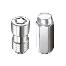 Load image into Gallery viewer, McGard 5 Lug Hex Install Kit w/Locks (Cone Seat Nut) 9/16-18 / 13/16 Hex / 1.75in. L - Chrome - Back View