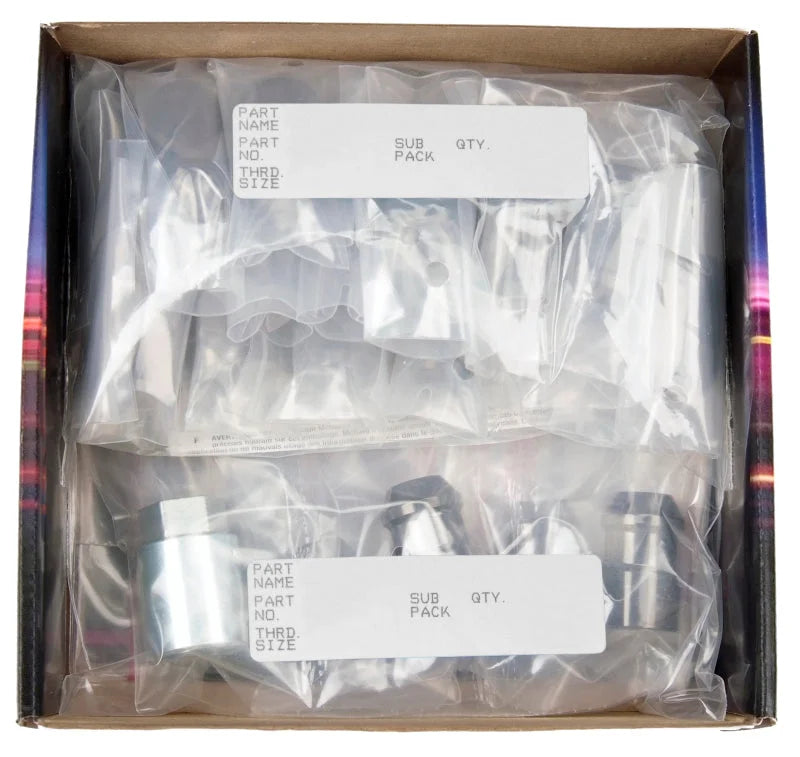 McGard 5 Lug Hex Install Kit w/Locks (Cone Seat Nut) M12X1.5 / 13/16 Hex / 1.5in. Length - Black - Installation View
