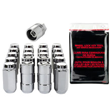 Load image into Gallery viewer, McGard 5 Lug Hex Install Kit w/Locks (Cone Seat Nut) M12X1.75 / 13/16 Hex / 1.815in. L - Chrome - Back View