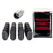 Load image into Gallery viewer, McGard 5 Lug Hex Install Kit w/Locks (Cone Seat Nut) M14X1.5 / 22mm Hex / 1.635in. Length - Black - Side View