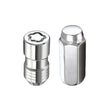 Load image into Gallery viewer, McGard 5 Lug Hex Install Kit w/Locks (Cone Seat Nut) M14X1.5 / 22mm Hex / 1.635in. Length - Chrome - Main Product View