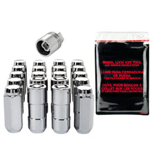 Load image into Gallery viewer, McGard 5 Lug Hex Install Kit w/Locks (Cone Seat Nut) M14X2.0 / 13/16 Hex / 2.25in. Length - Chrome - Back View