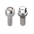 Load image into Gallery viewer, McGard 5 Lug Hex Install Kit w/Locks (Radius Seat Bolt) M14X1.5 / 17mm Hex / 26.3mm Shank L - Chrome - Back View