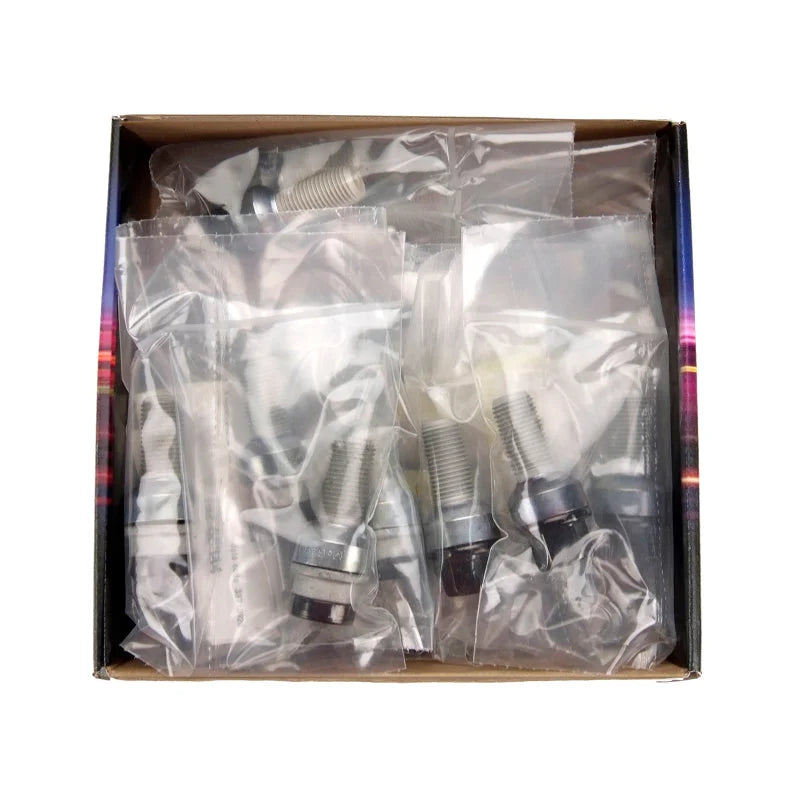 McGard 5 Lug Hex Install Kit w/Locks (Radius Seat Bolt) M14X1.5 / 17mm Hex / 26.3mm Shank L. - Black - Installation View