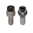Load image into Gallery viewer, McGard 5 Lug Hex Install Kit w/Locks (Radius Seat Bolt) M14X1.5 / 17mm Hex / 35.4mm Shank L. - Black - Main Product View