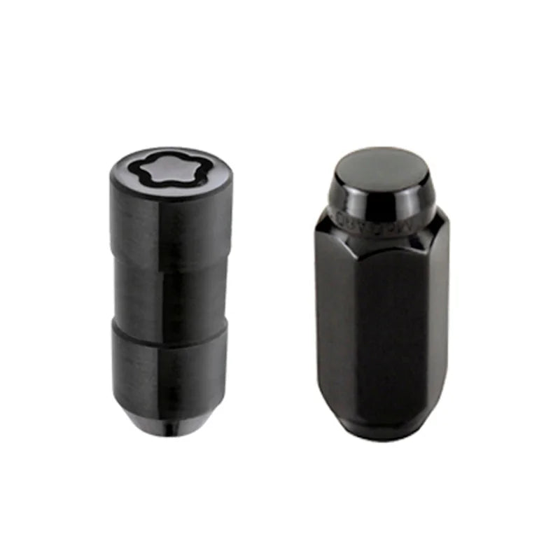 McGard 6 Lug Hex Install Kit w/Locks (Cone Seat Nut) M14X1.5 / 13/16 Hex / 1.945in. Length - Black - Back View