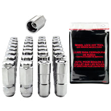Load image into Gallery viewer, McGard 8 Lug Hex Install Kit w/Locks (Cone Seat Nut / Duplex) 9/16-18 / 7/8 Hex / 2.5in L - Chrome - Back View