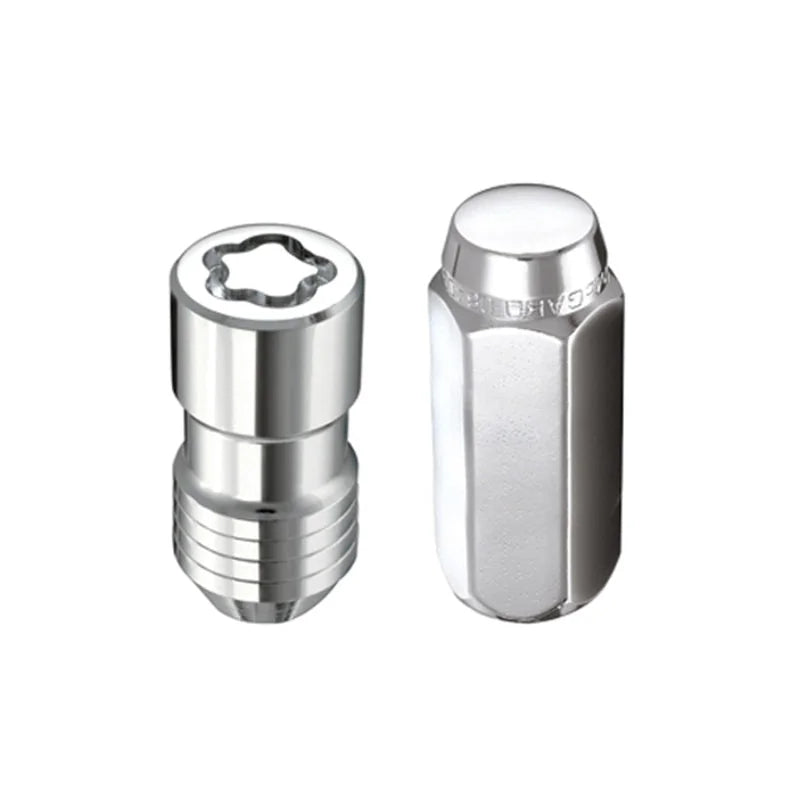 McGard 8 Lug Hex Install Kit w/Locks (Cone Seat Nut) 9/16-18 / 13/16 Hex / 1.75in. Length - Chrome - Main Product View
