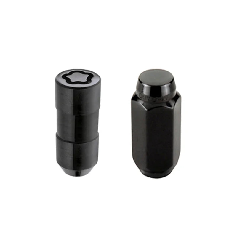 McGard 8 Lug Hex Install Kit w/Locks (Cone Seat Nut) M14X2.0 / 13/16 Hex / 2.25in. Length - Black - Main Product View