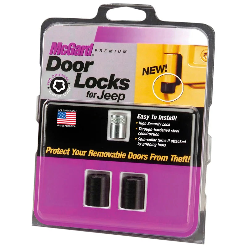 McGard 87-95 Jeep Wrangler YJ 2-Door Lock Set - (2 Locks) - Back View