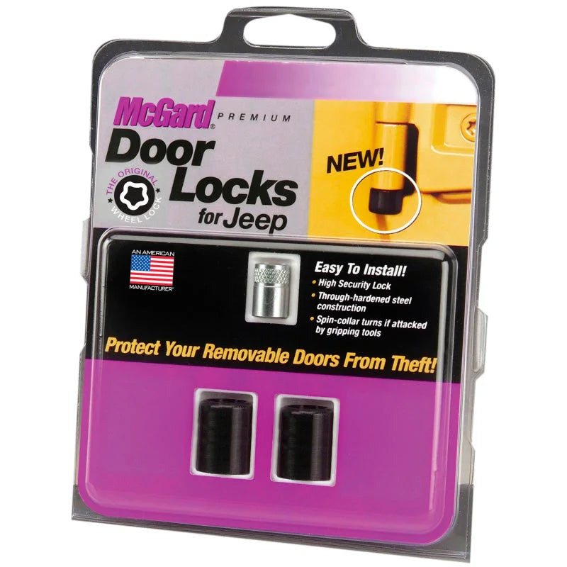 McGard 97-06 Jeep Wrangler TJ / Unlimited LJ 2-Door Lock Set - (2 Locks) - Side View