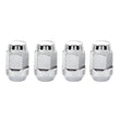 Load image into Gallery viewer, McGard Hex Lug Nut (Cone Seat Bulge Style) M12X1.25 / 3/4 Hex / 1.45in. Length (4-Pack) - Chrome - Detail View
