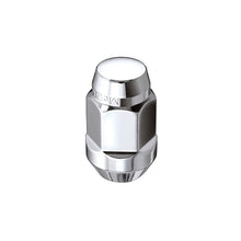 Load image into Gallery viewer, McGard Hex Lug Nut (Cone Seat Bulge Style) M12X1.5 / 3/4 Hex / 1.45in. Length (4-Pack) - Chrome - Detail View