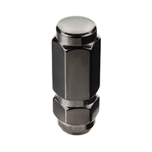 Load image into Gallery viewer, McGard Hex Lug Nut (Cone Seat / Duplex) 9/16-18 / 7/8 Hex / 2.5in. Length (8-Pack) - Black - Side View