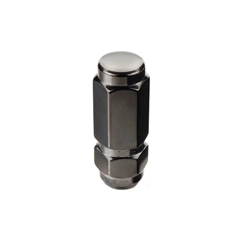 McGard Hex Lug Nut (Cone Seat / Duplex) 9/16-18 / 7/8 Hex / 2.5in. Length (8-Pack) - Black - Back View