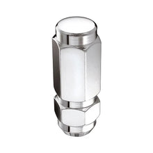 Load image into Gallery viewer, McGard Hex Lug Nut (Cone Seat / Duplex) 9/16-18 / 7/8 Hex / 2.5in. Length (8-Pack) - Chrome - Side View