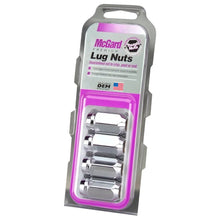 Load image into Gallery viewer, McGard Hex Lug Nut (Cone Seat) M12X1.25 / 13/16 Hex / 1.28in. Length (4-Pack) - Chrome - Side View
