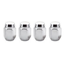 Load image into Gallery viewer, McGard Hex Lug Nut (Cone Seat) M12X1.25 / 13/16 Hex / 1.28in. Length (4-Pack) - Chrome - Detail View