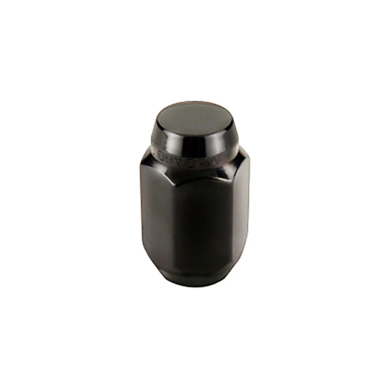 McGard Hex Lug Nut (Cone Seat) M12X1.5 / 13/16 Hex / 1.5in. Length (4-pack) - Black - Main Product View