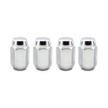 Load image into Gallery viewer, McGard Hex Lug Nut (Cone Seat) M12X1.5 / 13/16 Hex / 1.5in. Length (4-Pack) - Chrome - Detail View
