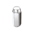 Load image into Gallery viewer, McGard Hex Lug Nut (Cone Seat) M12X1.75 / 13/16 Hex / 1.815in. Length (4-Pack) - Chrome - Side View