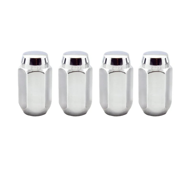 McGard Hex Lug Nut (Cone Seat) M12X1.75 / 13/16 Hex / 1.815in. Length (4-Pack) - Chrome - Detail View