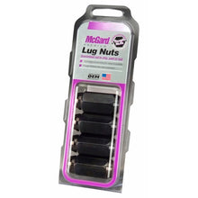 Load image into Gallery viewer, McGard Hex Lug Nut (Cone Seat) M14X1.5 / 13/16 Hex / 1.945in. Length (4-Pack) - Black - Main Product View
