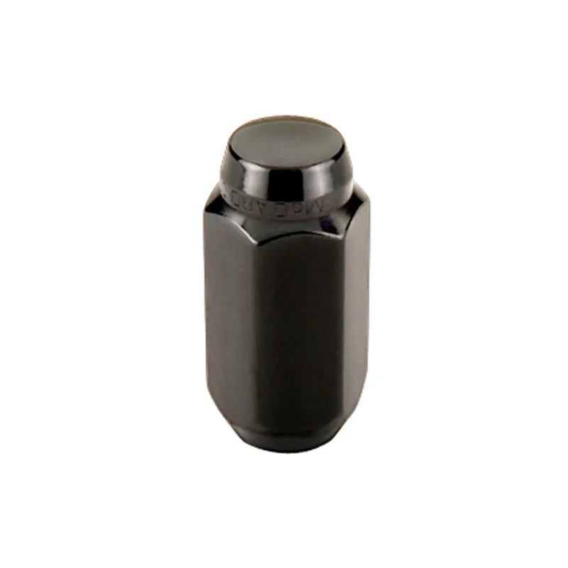 McGard Hex Lug Nut (Cone Seat) M14X1.5 / 13/16 Hex / 1.945in. Length (4-Pack) - Black - Side View