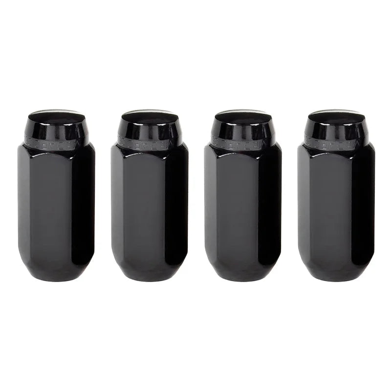McGard Hex Lug Nut (Cone Seat) M14X1.5 / 13/16 Hex / 1.945in. Length (4-Pack) - Black - Detail View